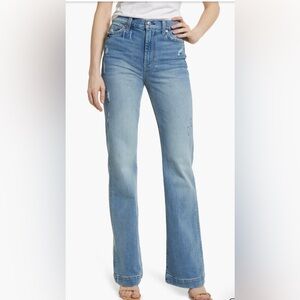 7 For All Mankind Dojo Ultrahigh Waist Flare Leg Jeans size 28- worn once